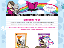 Tablet Screenshot of bestfriendsfoods.com